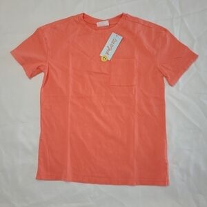 BOY'S Cat & Jack Orange T-Shirt with Front Pocket
